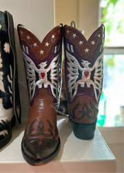 1980s • Champion Attitude • “Roy Rogers” Custom Eagle & Star Boots • Men’s 11 D