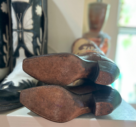 1950s • Stewart Romero • Bucking Bronco Boots • Women’s 5 M NFS