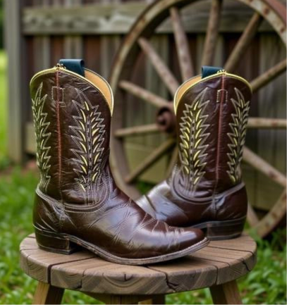 1950s Goding Kangaroo Cowboy Boots – Women’s Size 10