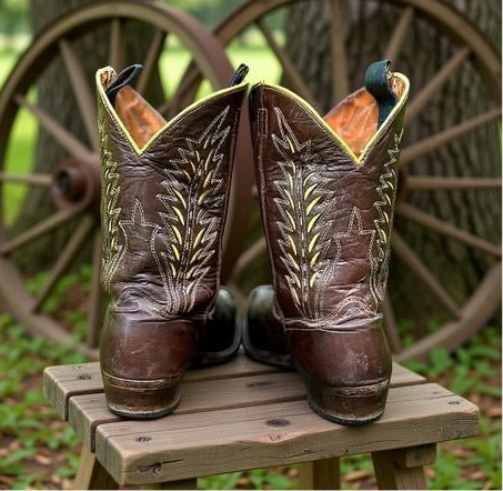 1950s Goding Kangaroo Cowboy Boots – Women’s Size 10