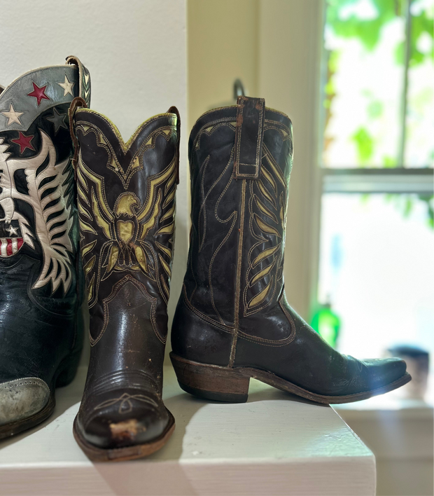 1960s • ACME CUSTOM • Thunderbird Eagle Inlay • Women’s 6.5 B