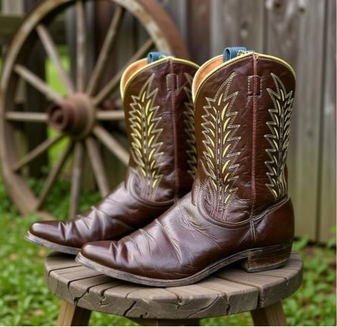 1950s Goding Kangaroo Cowboy Boots – Women’s Size 10