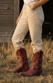 1950s • ACME • Berry Stitch-Crazy Western • Women’s 7.5 A (narrow)
