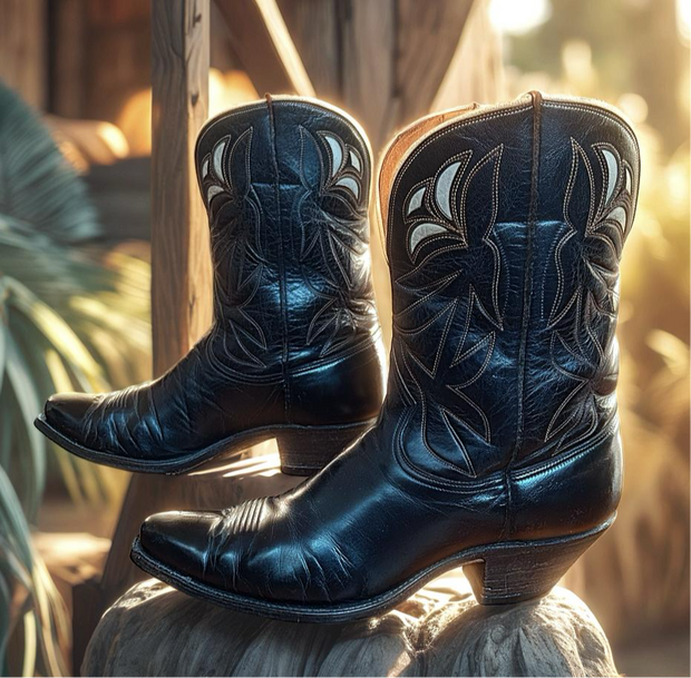 Men’s Size 10.5 D - 1950’s Nocona Cowboy Western Pee Wee Boots