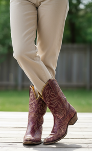 1950s • ACME • Berry Stitch-Crazy Western • Women’s 7.5 A (narrow)