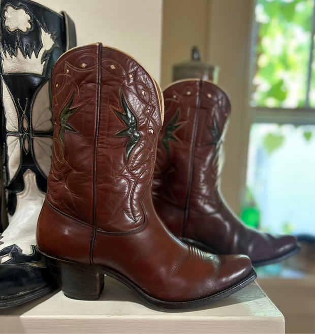 1950s • Whit Bern • Starburst Inlay Shorty • Women’s 9 M