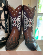 1980s • Champion Attitude • “Roy Rogers” Custom Eagle & Star Boots • Men’s 11 D