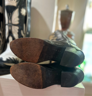 1970s • Tony Lama • Gold Python Flame Inlay — Women’s 6.5 M