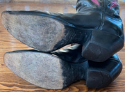 1960s • Tony Lama • “Pink Phoenix” Inlay Boots • Men’s 9.5 B