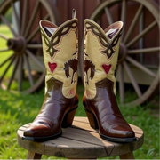 1950s • Stewart Romero • Bucking Bronco Boots • Women’s 5 M NFS