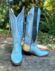 Women’s Size 7 M - 1970’s Olathe Cowboy Western Boots Mule Ears
