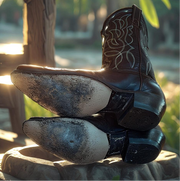 Women’s Size 8 M - 1960’s Acme Cowboy Western Boots Inlays