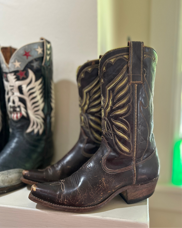 1960s • ACME CUSTOM • Thunderbird Eagle Inlay • Women’s 6.5 B