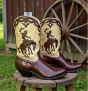 1950s • Stewart Romero • Bucking Bronco Boots • Women’s 5 M NFS