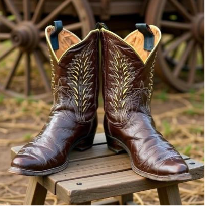 1950s Goding Kangaroo Cowboy Boots – Women’s Size 10