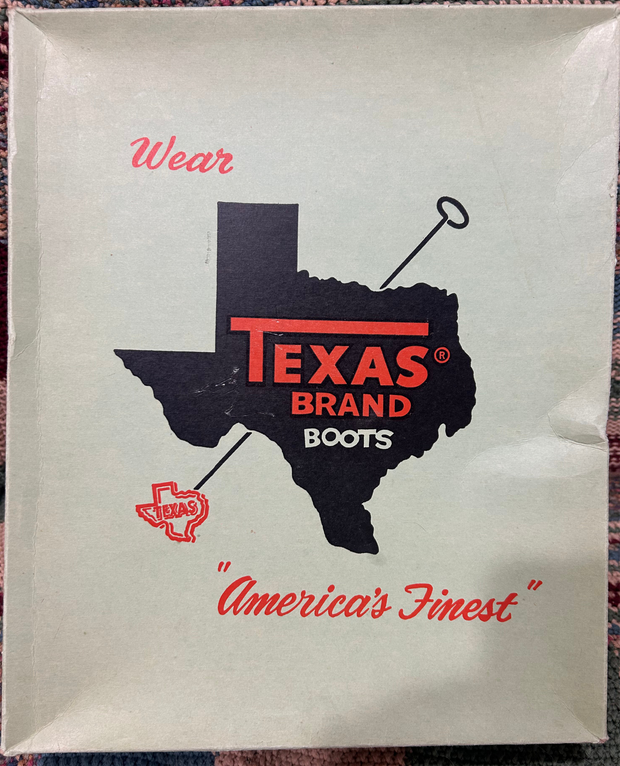 1970s • Texas Boot Co. • “Golden Starburst” Inlay Boots • Women’s 8 A (narrow) • Original Box