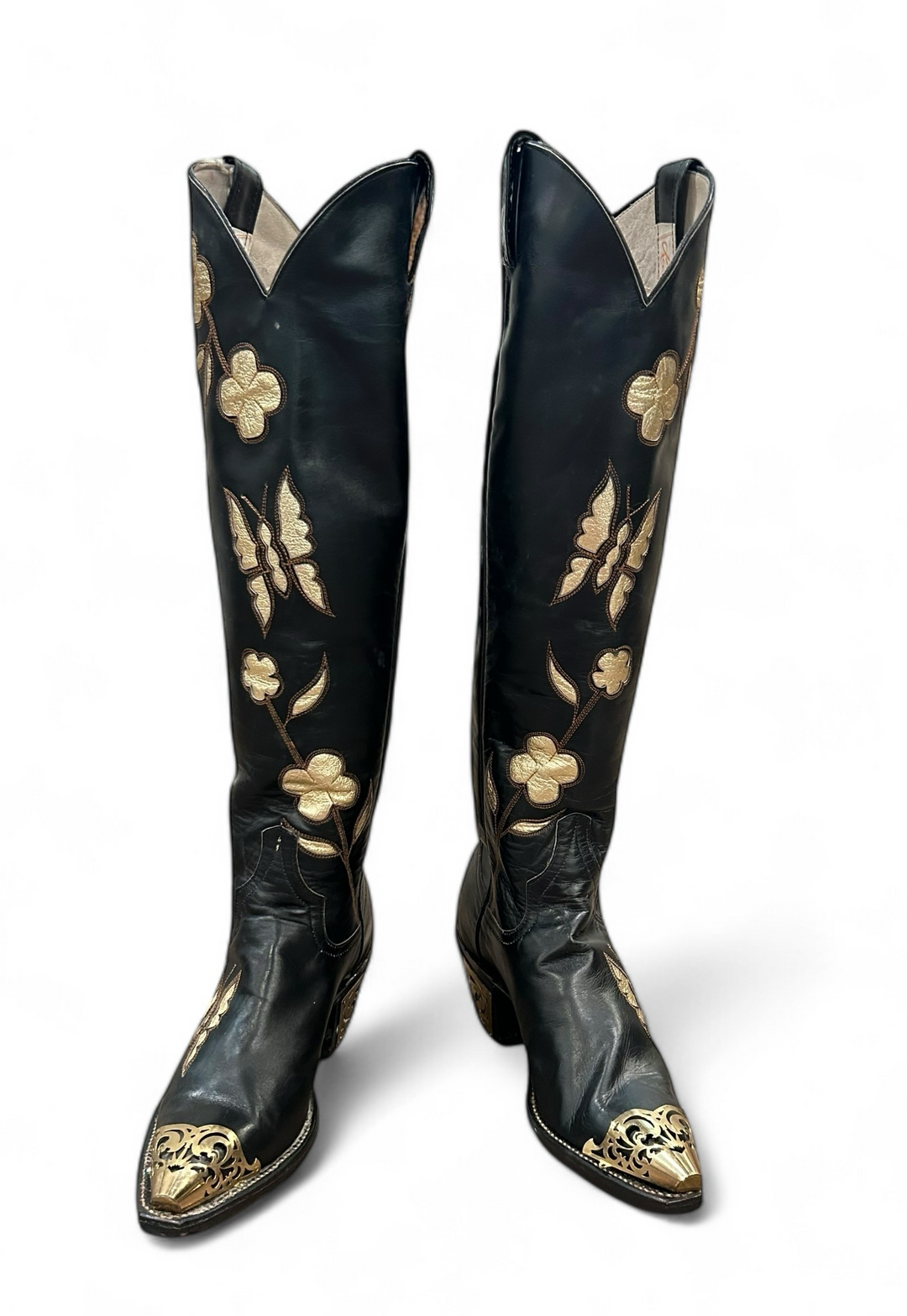 Larry Mahan ビンテージ ウェスタンブーツ レディース 6B 23cm Women's Size 6 M - Larry Mahan NOS Vintage Tall Cowboy