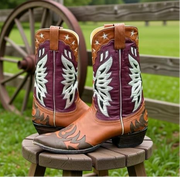 1980s • Champion Attitude • “Roy Rogers” Custom Eagle & Star Boots • Men’s 11 D