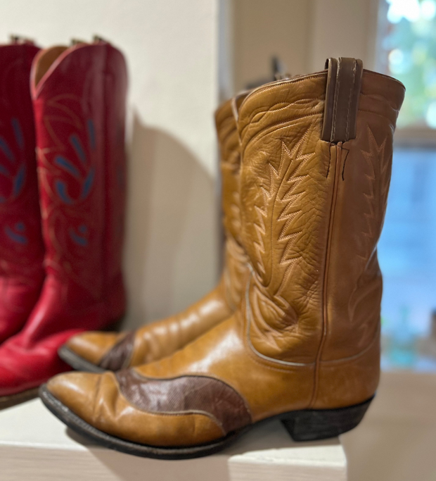 1970s • Jacke Wolfe Ranchwear • Two-Tone Western • Men’s 11 D
