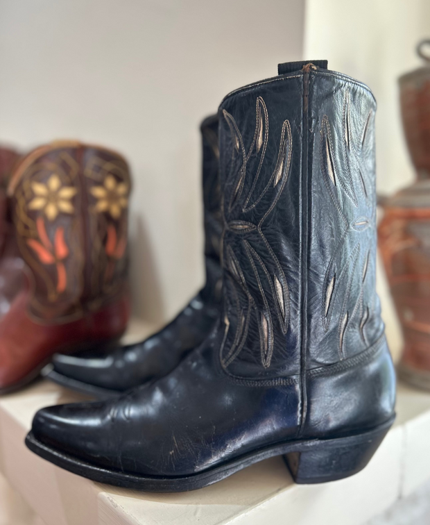 1960s • Acme • Inlaid Western Boots • Men’s 9.5 D