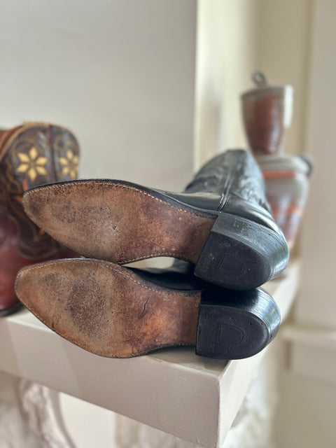 1960s • Acme • Inlaid Western Boots • Men’s 9.5 D