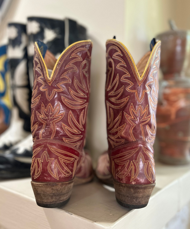 1950s • ACME • Berry Stitch-Crazy Western • Women’s 7.5 A (narrow)