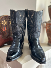 1960s • Acme • Inlaid Western Boots • Men’s 9.5 D