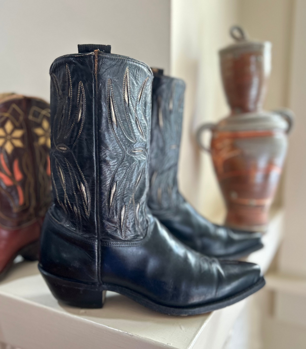 1960s • Acme • Inlaid Western Boots • Men’s 9.5 D