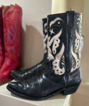 1950s • Custom • Two-Tone Starburst Boots • Men’s 12 D
