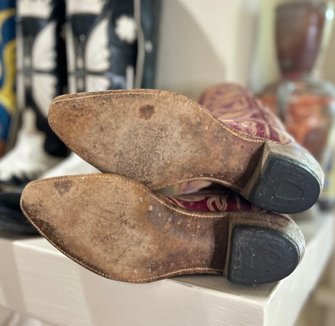 1950s • ACME • Berry Stitch-Crazy Western • Women’s 7.5 A (narrow)