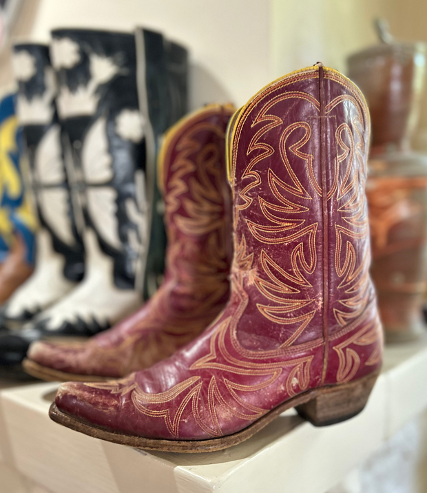 1950s • ACME • Berry Stitch-Crazy Western • Women’s 7.5 A (narrow)