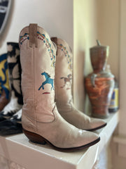 1970s · Zodiac · “Painted Ponies” Cowgirl Boots · Women’s 7.5 M