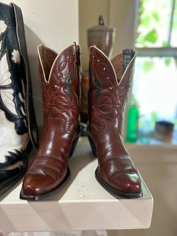 1950s • Whit Bern • Starburst Inlay Shorty • Women’s 9 M