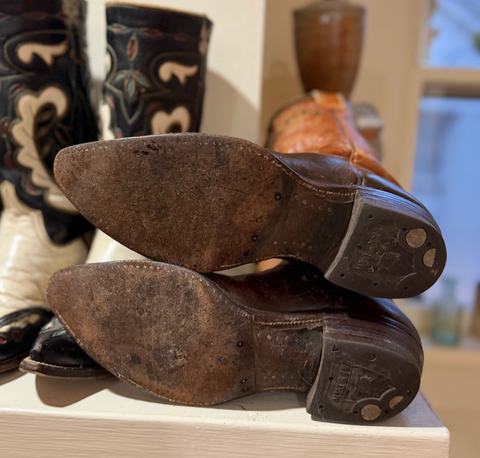 1950’s • Two-Tone Western Boots• Men’s 9 D