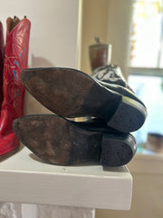 1950s • Custom • Two-Tone Starburst Boots • Men’s 12 D