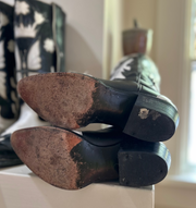 1980s • Cowtown • “Shadowbird” Inlay Boots · Women’s 9.5
