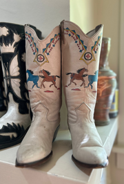 1970s · Zodiac · “Painted Ponies” Cowgirl Boots · Women’s 7.5 M