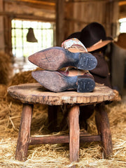 Women’s Size 9 M - 1950’s Stovepipe Cowboy Western Boots Eagle and Butterfly Inlays Museum Worthy