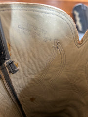 Women’s Size 7.5 M - 1970’s Custom Tall Cowboy Western Boots Herron Custom Boots