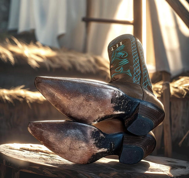 Women’s Size 6.5 M - Custom Heritage Cowboy Western Boots Faith Hope