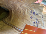 1950s • FRYE • Tri-Color Western (Saddle/Chocolate/Bone) • Women’s 7.5