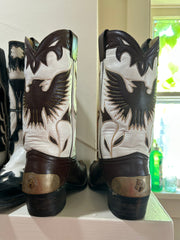 1980s • Austin Hall • “Rising Eagle” Inlay • Men’s 10 D