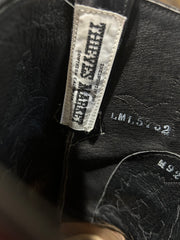 1980s–90s • Thieves Market for Larry Mahan • Pictorial Rodeo & Desert Inlay Boots • Women’s 8.5 B