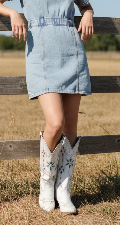 1970s • Acme Dingo • Cowgirl Boots • Ladies 7.5 M