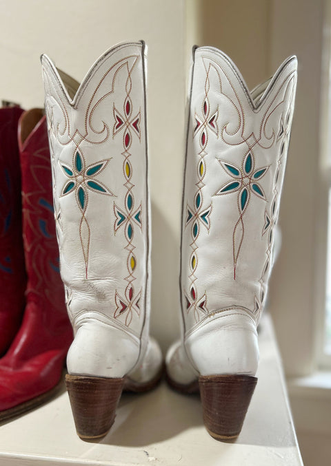 1970s • Acme Dingo • Cowgirl Boots • Ladies 7.5 M