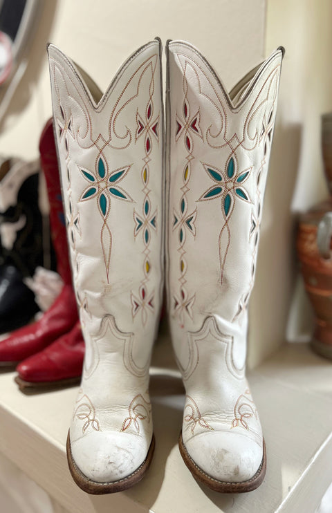 1970s • Acme Dingo • Cowgirl Boots • Ladies 7.5 M