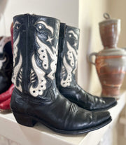 1950s • Custom • Two-Tone Starburst Boots • Men’s 12 D