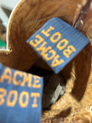 Early 1960s • Acme “Wildflower” Inlay Boots • Women’s 6 B