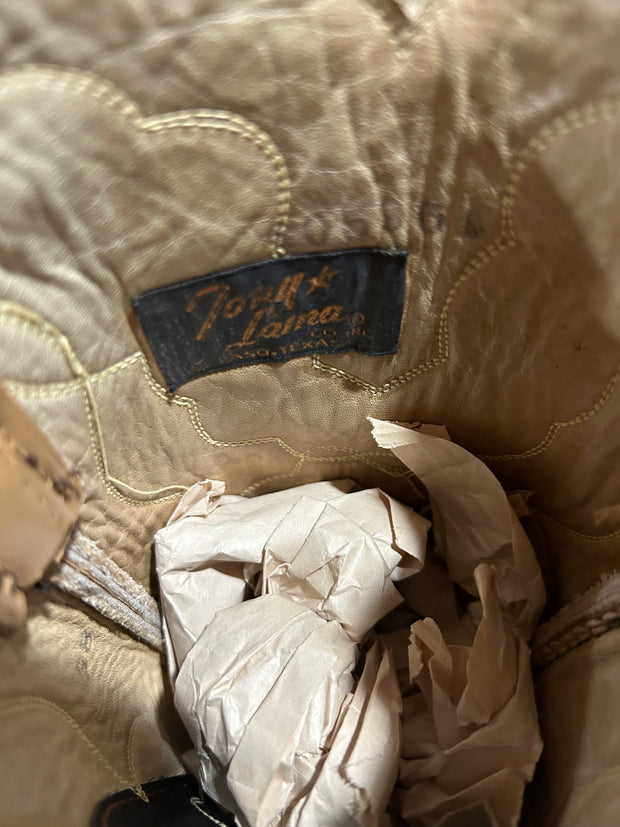 1970s • Tony Lama • “Desert Stitch” Western Boots • Women’s 6.5 M