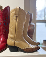 1970s • Tony Lama • “Desert Stitch” Western Boots • Women’s 6.5 M